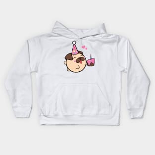 Doopy the Pug Puppy - Birthday Kids Hoodie